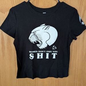 Black Graphic Short Sleeve Tee